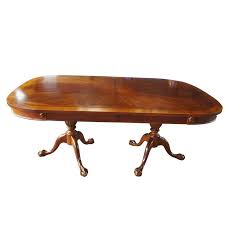 1990s Chippendale Alexander Julian Cherry Mahogany Dining Table Mahogany Dining Table Dining Table Table
