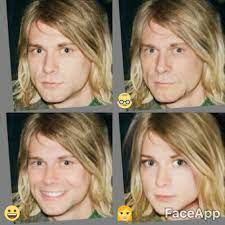 Kurt Cobain Faceapp Nirvana