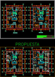 Sante Et Sport Plan Bureau Bloc Autocad Genie Civil