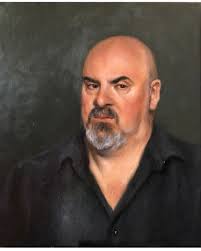 Soundscapes” is one in a series by Sally Kauffman depicting Washingtonians  reconnecting in Malcolm X Park. The painting portrays a Sunday afternoon  scene where people gather to play, listen, and dance to