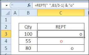 Excel Rept Function Examples