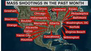 Number of mass shootings in the united states between 1982 and april 2021, by state. Us Has Seen 45 Mass Shootings In The Last Month