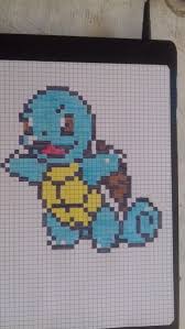 Carapuce Coloriage Pixel Pixel Art Pokemon Coloriage Pixel Art