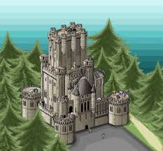 Butron Casttle Pixel Art By Chocolerian Deviantart Com On Deviantart Pixel Art Pixel Art Characters Buildings Artwork