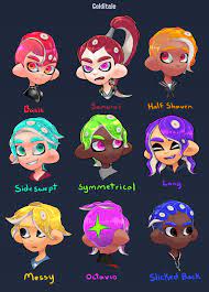 Heres my (new) Octoling boy hairstyles! i hope you like them! : rsplatoon