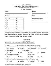 Pei hwa exam paper answer 2018 fill online printable fillable blank pdffiller. Fillable Online Sjk C Pei Hwa Year 4 English Language Assessment 3 Fax Email Print Pdffiller