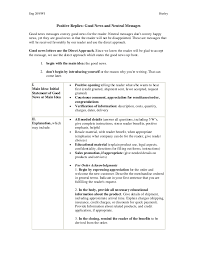 Resume format will supply you with crucial measures which will greatly assist in organizing a profitable resume. Bad News Letter Direct Approach Example