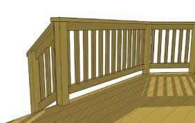 The national building code sets the height of a handrail between 86.5 cm (34 in.) and 96.5 cm (38 in.). Deck Railing Height Requirements Decks Com