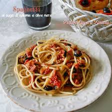 Spaghetti Al Sugo Di Salame E Olive Nere Sugo Idee Alimentari Cibo Etnico