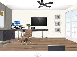 How to setup awesome home gym in bedroom youtube. Modern And Masculine Home Office And Gym Design Home By Kmb