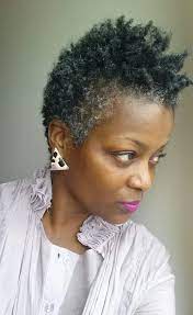 Natural Hair Beautiful Grey Hair Pixie Cropped No Heat Natural Hair Style Natural Gray Hair Short Natural Hair Styles Gray Hair Beauty