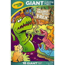 Crayola giant colouring pages featuring cars 3 shop online toys united states Crayola Giant Coloring Pages T Rex The Warehouse