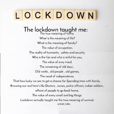 Lockdown Meaning Of Life Feelings Quotes Family Meaning