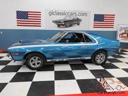 1970 amc javelin and amx /with ram air hood insulation pad with clips. 1970 Amc Amx 390 Big Bad Blue 1 Of 144 Built Rare Car Low Reserve