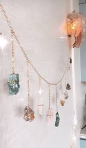 Maybe you would like to learn more about one of these? Rainbow Healing Crystal Garland In 2021 Crystal Room Decor Diy Crystals Crystal Room