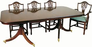 Rectangle dining room tables are perfect for formal dining rooms. Solid Mahogany Regency 2 Leaf Extra Wide Table Tables