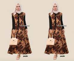 Desain gamis batik modern batik aneka batik baju batik | gambar desain baju gamis batik. 35 Rekomendasi Gamis Batik Modern Di Bawah Rp250 Ribu Untukmu Update 2021 Bukareview