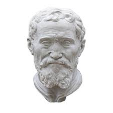 Michelangelo's David's Plaster Head Galleria Romanelli