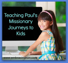 Paul and barnabas continued on the journey but barnabas' cousin, john mark, decided to leave them and go back to jerusalem. Teaching Paul S Missionary Journeys To Kids Embracing Him
