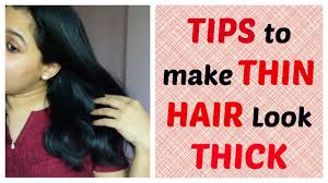 The beautiful mix of blonde at the front and a deeper brown near the roots and through the underneath layers helps thin hair to look thicker. Tips Tricks To Make Thin Hair Look Thick Indian Mom Youtube