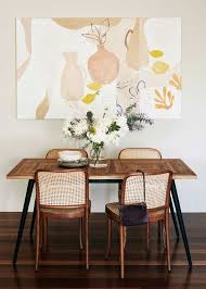 Cane Chairs At A Cute Dining Nook Dining Room Art Tiny Dining Rooms Apartment Dining