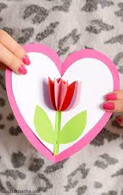 For this card, i used the large heart~shaped design at the bottom of the stencil. 38 Diy Valentine S Day Cards Easy Valentine S Day Card Ideas