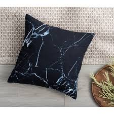 High quality black marble inspired pillows & cushions by independent artists and designers from around the world.all orders are custom made and most ship worldwide within 24 hours. Black Marble Modern Pillow Overstock 27678776