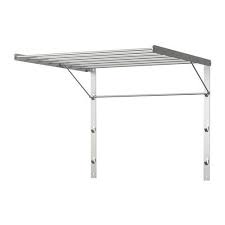 Ikea Wall Drying Rack 22 Stainless Steel Foldable Laundry Hanger Shelf Grundtal Wall Mounted Clothes Drying Rack Wall Mounted Drying Rack Drying Rack Laundry