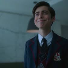 Five slammed his butter knife into the table, not breaking eye contact with their father, unable to see everyone's horrified stares. The Umbrella Academy A Netflix Tv Show Theumbrellaacademy Umbrellaacademy Umbrella Academy Netflix Tvsh Netflix Filmes E Series Cantores Series E Filmes