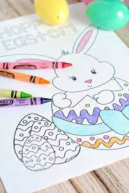 Free easter coloring page for preschool, kindergarten and grade school children. Easter Coloring Pages For Kids Crazy Little Projects