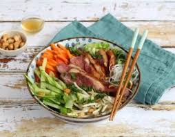 Recette Bo Bun Au Magret De Canard Et Crudites En Pas A Pas Vermicelle De Riz Bobun Recette Bo Bun