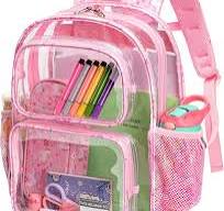 Bagseri Mochila transparente para niños, mochila para niños de 15 pulgadas  para la escuela, bolsa transparente para niños y niñas, de 3 a 7 años, 01  ...