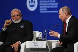 Modi Is Shoring Up Russia Ties as Putin Deepens China Embrace - Bloomberg