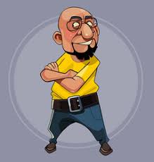 Cartoon flat funny fat doctor man character set. Bald Man Glasses Cartoon Vector Images Over 800