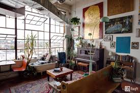 The multiple level rooms and rooftop made for constructive breakout areas. My 900sqft Artist Ehren Shorday Adorns His Bushwick Loft With Trash And Treasures 6sqft Loft Apartment Decorating Loft Decor Loft Interiors