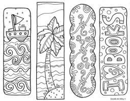 These alphabet coloring sheets will help little ones identify uppercase and lowercase versions of each letter. Bookmarks To Color Classroom Doodles