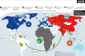 Mais si la guerre froide continue aujourd'hui, c'est la preuve qu'un tel discours était mensonger. Carte Avant Apres Comment Les Grandes Alliances Mondiales Ont Change Entre 1959 Et 2018