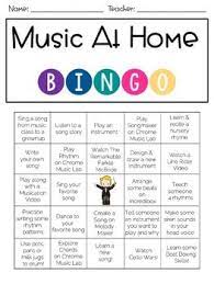 Music At Home Bingo By Singtokids Teachers Pay Teachers Elementary Music Lessons Music Curriculum Music Lessons For Kids