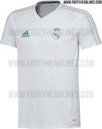 As Always Adidas Has Prepared A Clean Look For The Real Madrid 17 18 Training Kits Real Madrid Training Kit Training Shirts