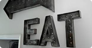 Check spelling or type a new query. Diy Faux Metal Wall Signs Knockoffdecor Com