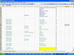 Excel Spreadsheet For Camping Gear