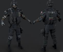 Swat Castle Pack 3d Models Combat Suit 3d Model Character Rainbow Six Siege Art