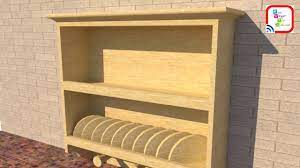 Untuk memodernisasi desain rumah maka. Cara Membuat Rak Piring Dan Gelas Sederhana Youtube