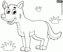 The australian dingo coloring pages. A Wild Dog A Dingo Coloring Page Printable Game