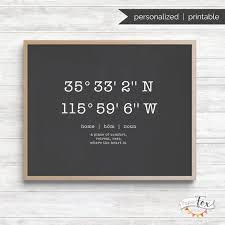 Printable Gps Coordinates Sign Jpg Gps Coordinates Gift Etsy Gps Coordinates Sign Coordinates Signs Gps Coordinates Gift