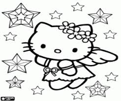 Hello kitty fährt dreirad, fotografiert und feiert weihnachten. Ausmalbilder Hello Kitty Weihnachtsengel Zum Ausdrucken