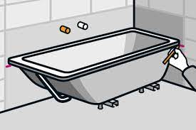 Eine acryl badewanne so zu reinigen, dass sie wieder schön glänzt, ist ganz einfach. Badewanne Einbauen Mit Wannenfussen Anleitung Von Hornbach