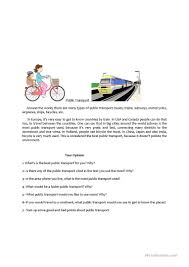 What do you spend a lot of money on? Public Transport Text English Esl Worksheets For Distance Learning And Physical Classrooms