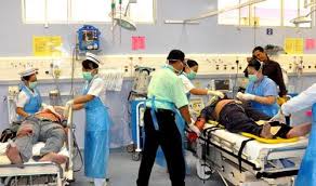 Sungai buloh hastanesi'ndeki uzman kliniklerden birinin lobisi. Jabatan Kecemasan Kementerian Kesihatan Malaysia Facebook