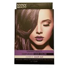 Get it as soon as wed, jun 23. Ny Ny Beauty Vibrant Violet Temporary Hair Color Comb In Wash Out Hair Dye Walmart Canada
